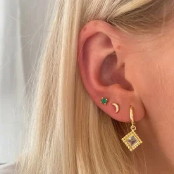 Winther Studio Cubic Zircon Piercing> Øreringe | Piercingsmykker