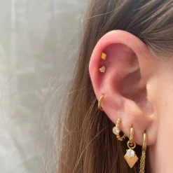 Winther Studio Diamond Piercing> Øreringe | Piercingsmykker