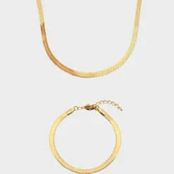 Winther Studio Flat Snake Mix> Armbånd | Halskæder