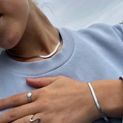 Winther Studio Flat Snake Mix> Armbånd | Halskæder