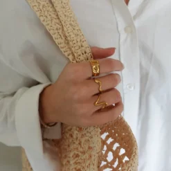 Winther Studio Ring Mix - farvet> Smykkesæt | Ringe